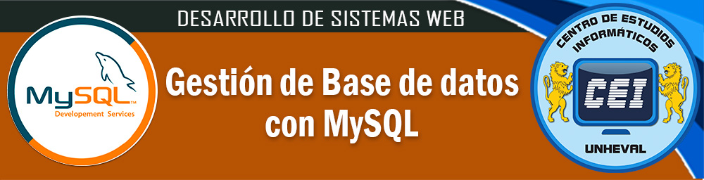 [01] GESTIÓN DE BD / MYSQL -&gt; MAYCOL CRUZ